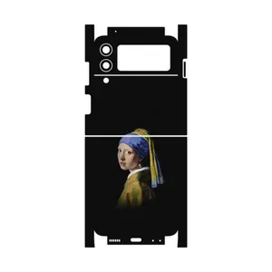 MAHOOT Girl with a Pearl Earring of Vermeer-FullSkin Cover Sticker for Samsung Galaxy Z Flip3 5G