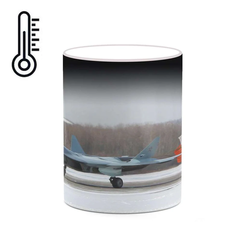 ماگ حرارتی کاکتی مدل هواپیمای جنگنده کد mgh20373