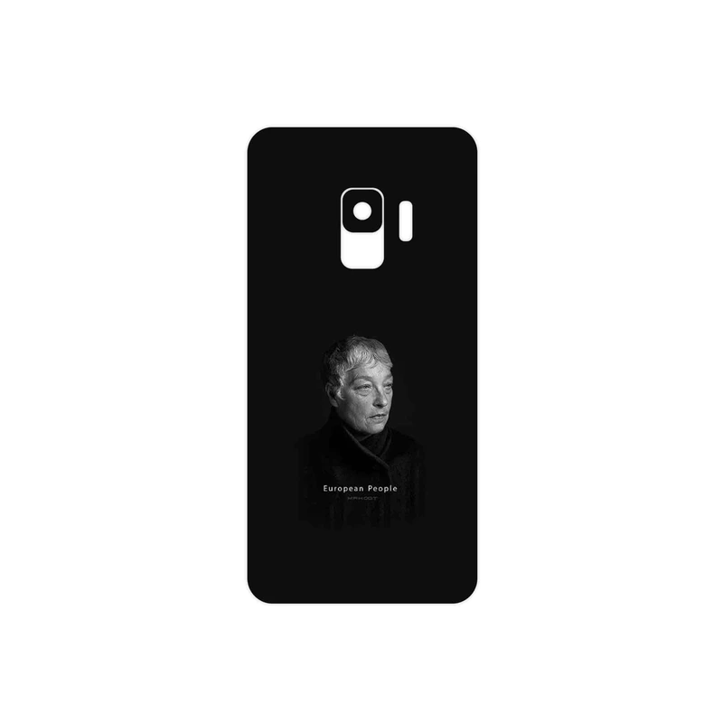 برچسب پوششی ماهوت مدل Portrait of a European Woman مناسب برای گوشی موبایل سامسونگ Galaxy S9