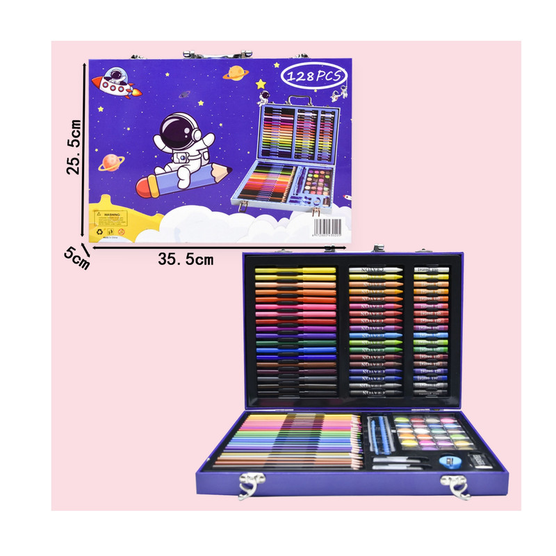 بسته رنگآمیزی طرح فضانورد کد f249 مجموعه 128 عددی