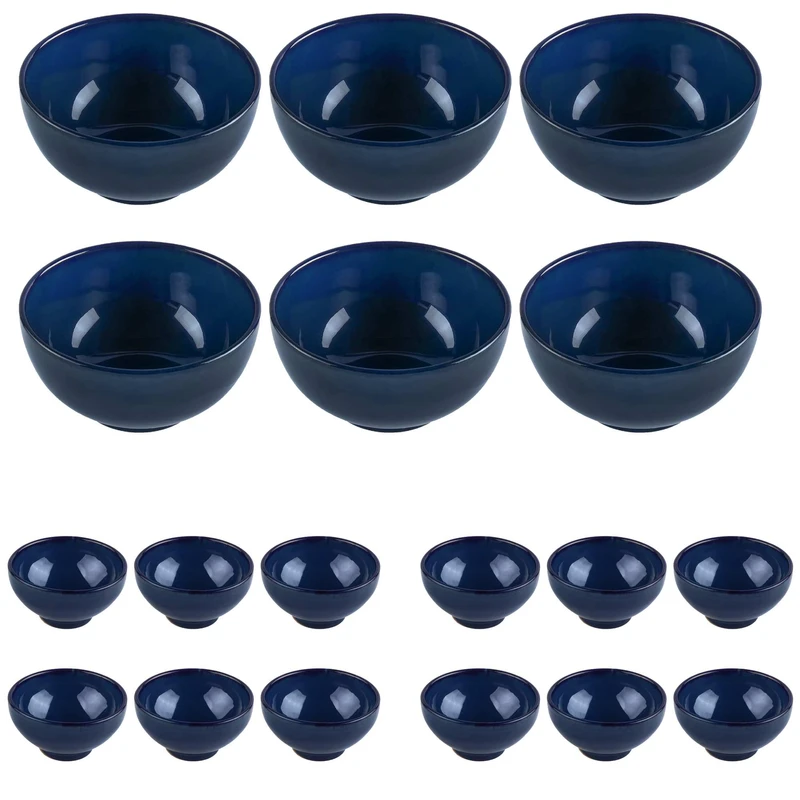 ست 18 تکه کاسه سفالی مدل آبگوشت خوری