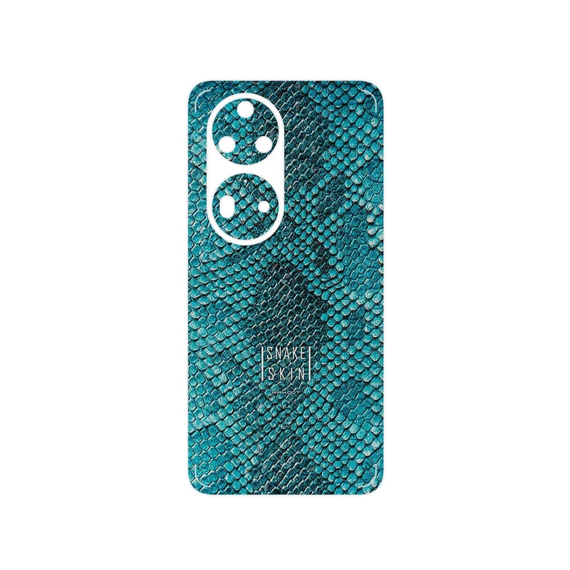 برچسب پوششی ماهوت مدل Blue Snake Skin مناسب برای گوشی موبایل هوآوی P50 Pro
