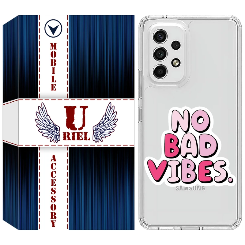 کاور یوریل مدل Clear کد 92 طرح انرژی مثبت مناسب برای گوشی موبایل سامسونگ Galaxy A23 4G