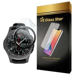 محافظ صفحه نمایش گلس استار مدل PMA-TPU مناسب برای ساعت هوشمند سامسونگ Galaxy Gear S3 به همراه برچسب محافظ صفحه نمایش
