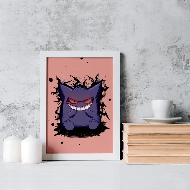 تابلو خندالو مدل گنگار انیمه پوکمون کد 17411