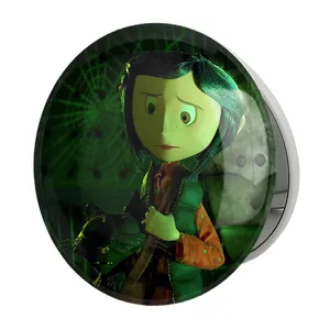 آینه جیبی خندالو طرح کورالاین Coraline مدل تاشو کد 20774 