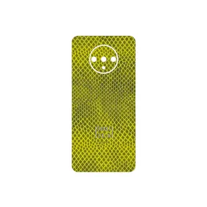 MAHOOT Yellow Snake Skin Cover Sticker for OnePlus 7T