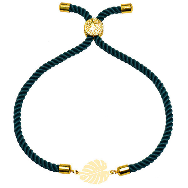 دستبند طلا 18 عیار زنانه الن نار مدل برگ کد ELN101321