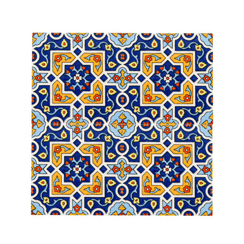 کاشی مدل سنتی هفت‌رنگ کد 12_120