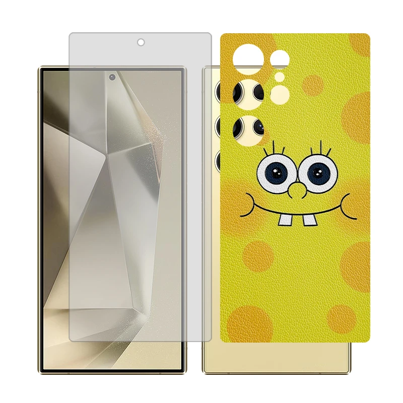 محافظ صفحه نمایش شفاف گلس مدل Together مناسب برای گوشی موبایل سامسونگ Galaxy S23 Ultra به همراه برچسب پوششی