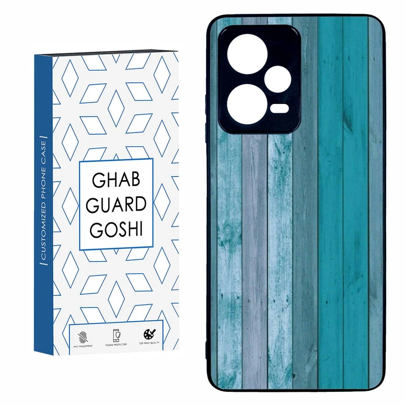 کاور قاب گارد گوشی طرح چوب آبی کد TPU-254 مناسب برای گوشی موبایل شیائومی  REDMI NOTE 12 PRO 5G