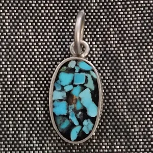 آویز گردنبند نقره زنانه سلین کالا مدل فیروزه ce-new245