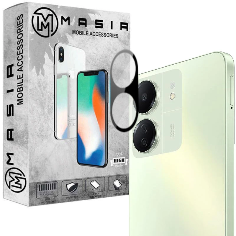 محافظ لنز دوربین مسیر مدل 3D Lens مناسب برای گوشی موبایل شیائومی Redmi 13C