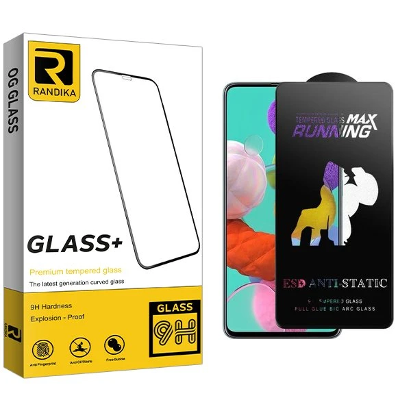 محافظ صفحه نمایش راندیکا مدل RKnewpkg Running Max مناسب برای گوشی موبایل سامسونگ Galaxy A71