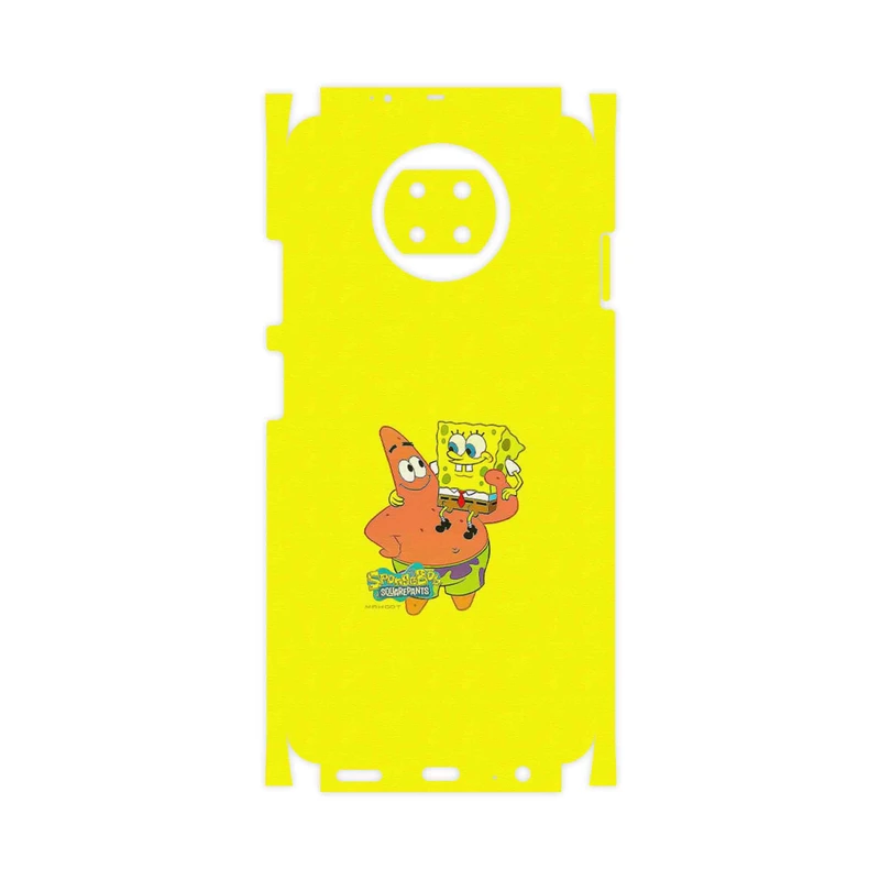 برچسب پوششی ماهوت مدل SpongeBob SquarePants-FullSkin مناسب برای گوشی موبایل شیائومی Redmi Note 9T