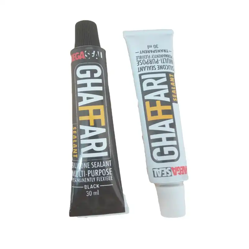 چسب سیلیکون غفاری مدل مگاسیل بسته دو عددی