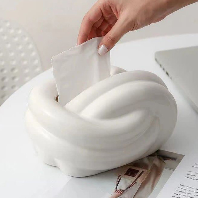 جعبه دستمال کاغذی مدل گره ای مدرن