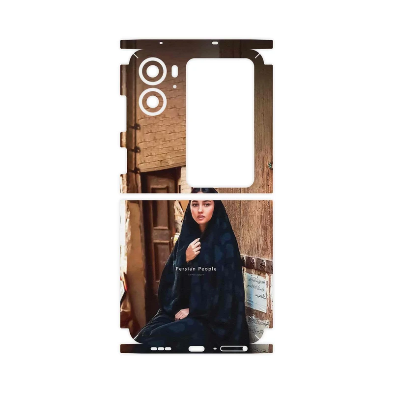 برچسب پوششی ماهوت مدل Portrait of an Iranian Woman-FullSkin مناسب برای گوشی موبایل اپو Find N2 Flip
