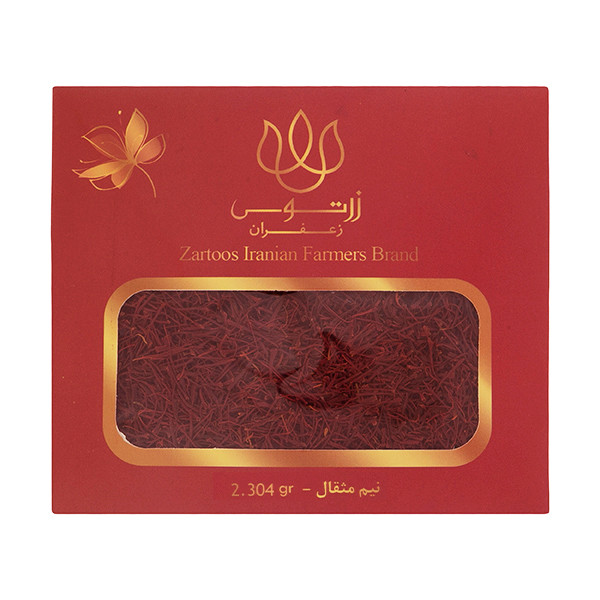 زعفران پوشال درجه یک زرتوس زعفران - 2.304 گرم