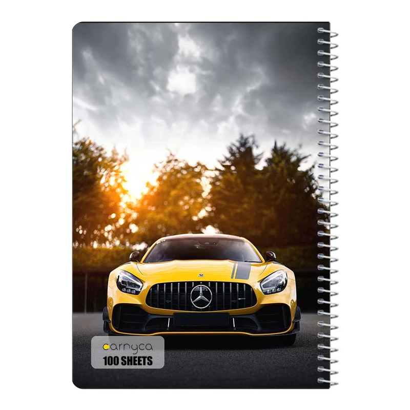 دفتر مشق 100 برگ سیمی کارنیکا طرح مرسدس‑بنز ا ام جی Mercedes‑Benz AMG کد 90577
