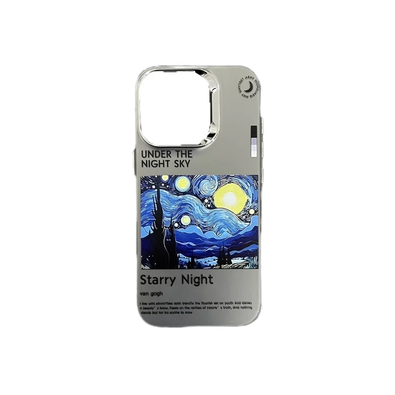 کاور طرح شب پرستاره ونگوگ مدل STAR مناسب برای گوشی موبایل اپل iPhone 13 Pro