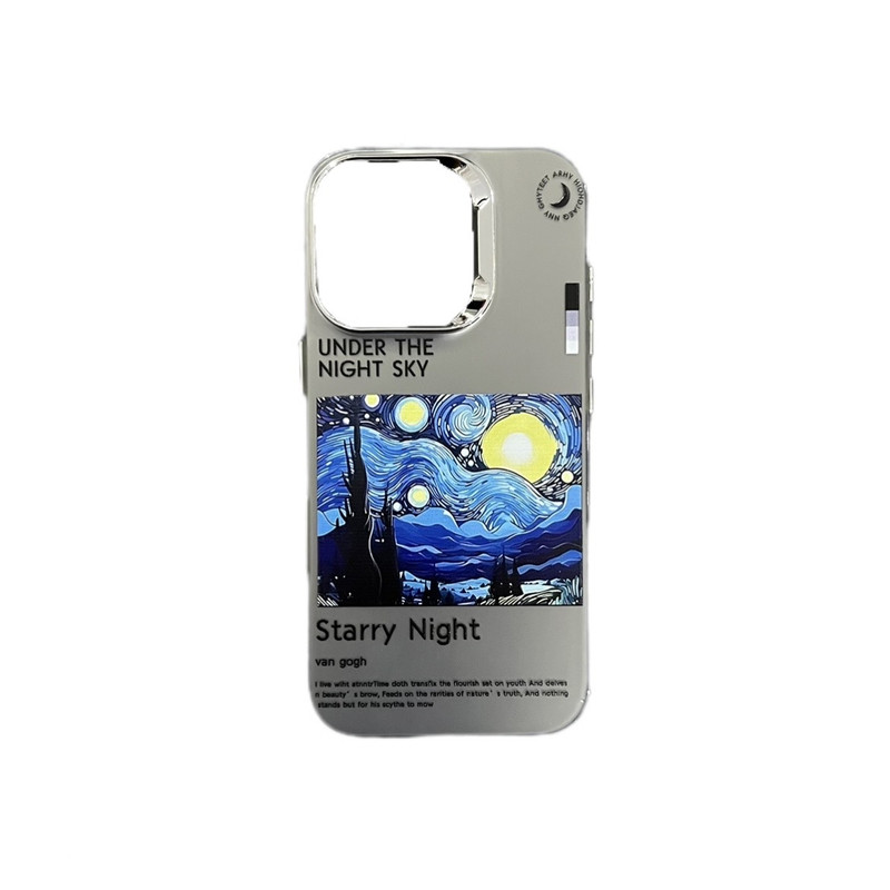 کاور طرح شب پرستاره ونگوگ مدل STAR مناسب برای گوشی موبایل اپل iPhone 13 Pro