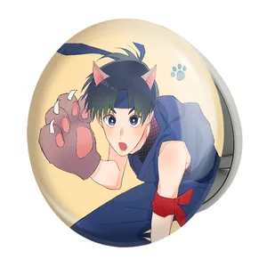 آینه جیبی خندالو طرح یویچی انیمه بلو لاک Blue Lock مدل تاشو کد 24402 