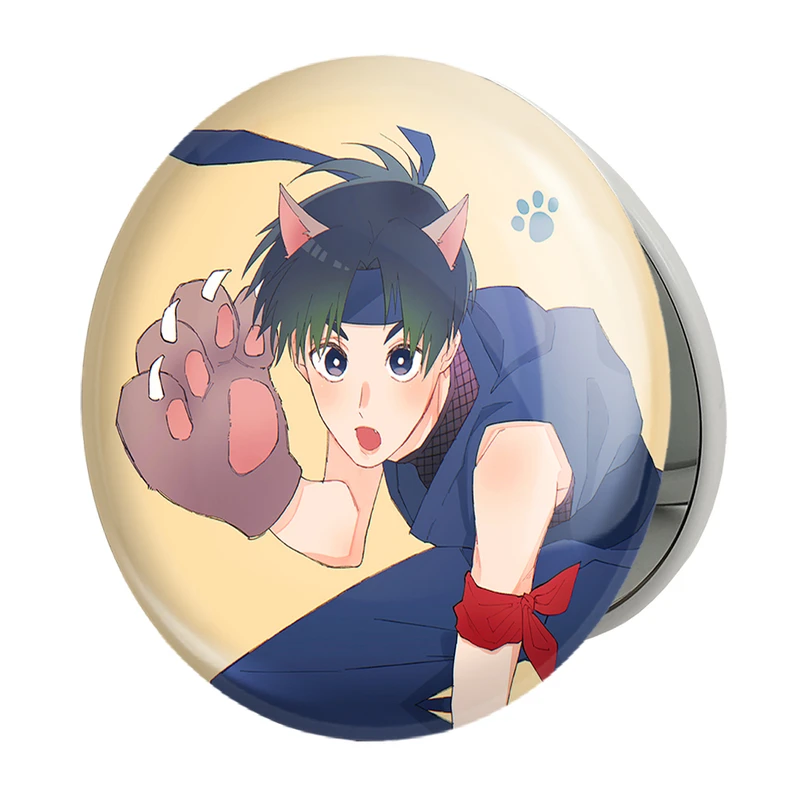 آینه جیبی خندالو طرح یویچی انیمه بلو لاک Blue Lock مدل تاشو کد 24402 