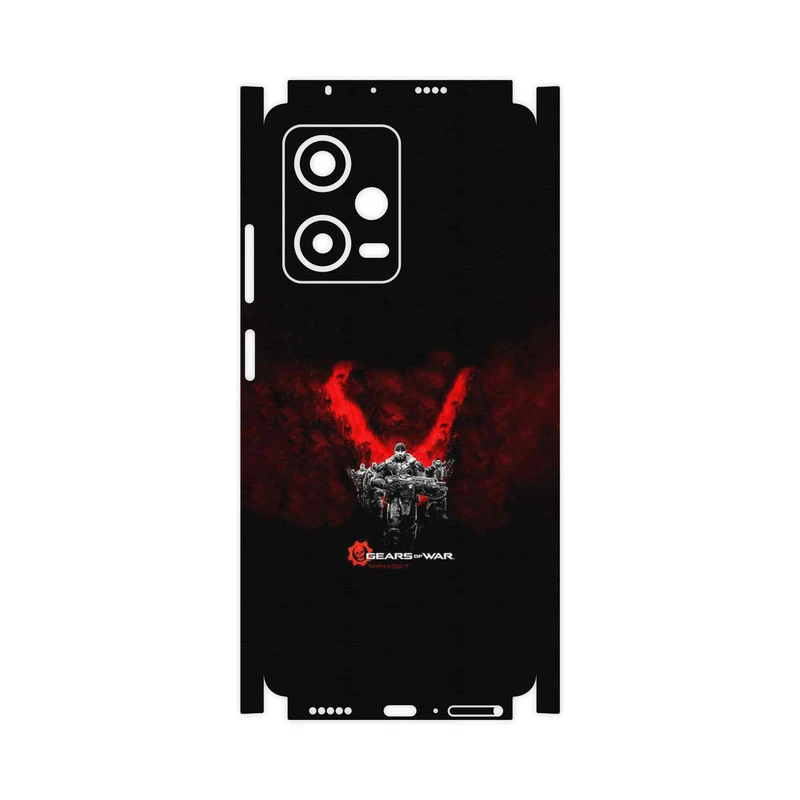 برچسب پوششی ماهوت مدل GEARS_OF_WAR-FullSkin مناسب برای گوشی موبایل شیائومی Redmi Note 12 Pro 5G