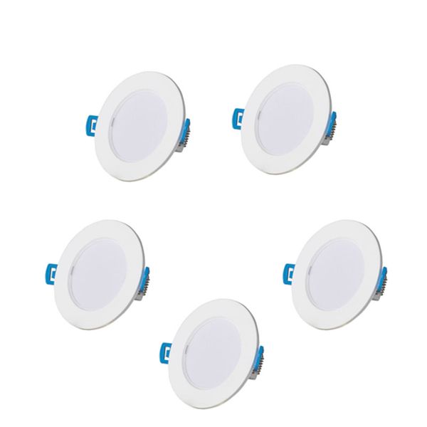 پنل ال ای دی سقفی 7 وات پرتو نور توس مدل توکار فینو بسته 5 عددی