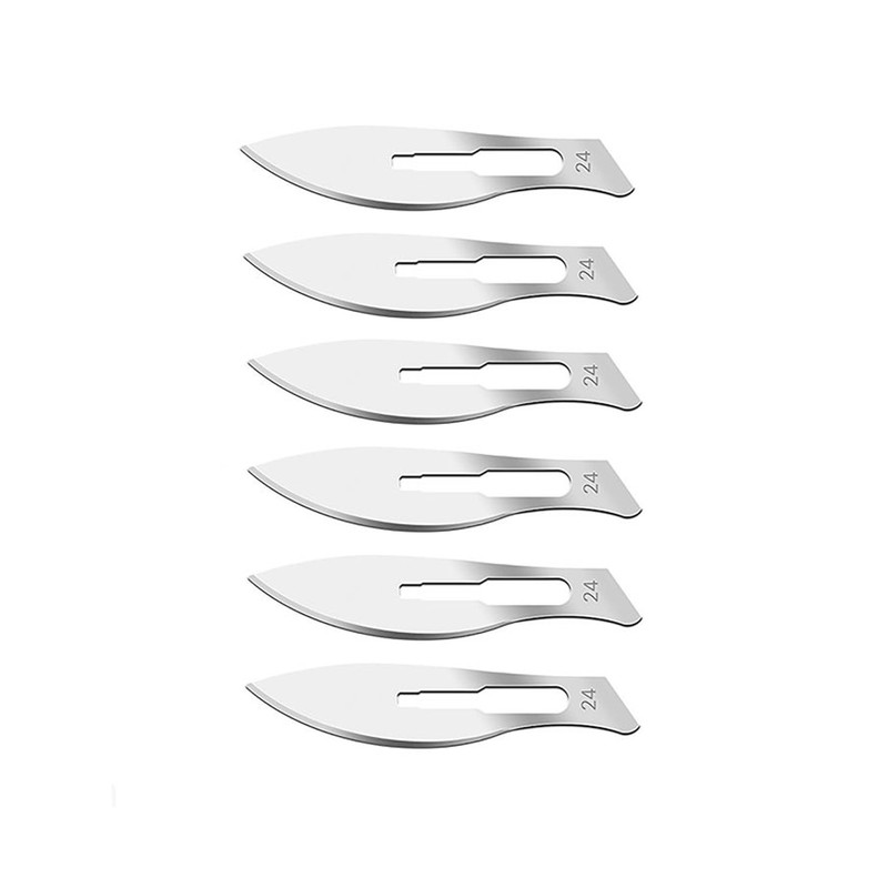 تیغ جراحی استریل هاینز شماره 24 مدل SKJRWQ002369 بسته 10 عددی