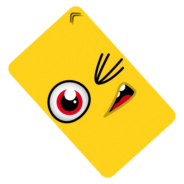 استیکر کارت بانکی طرح ایموجی فانتزی مدل CAC700-K-G1-176