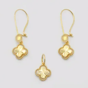 نیم ست طلا 18 عیار زنانه مایا ماهک مدل MS0745 تراش