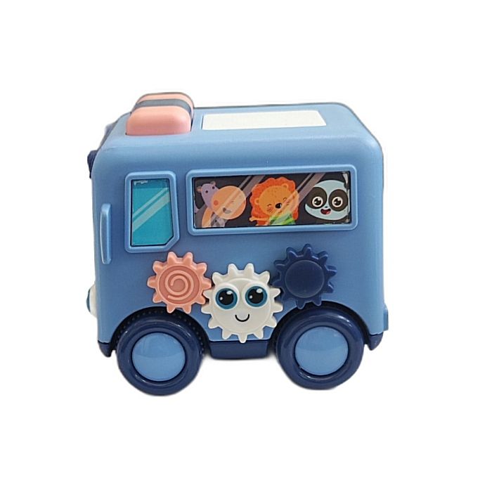 ماشین بازی مدل اتوبوس حیوانات چرخ دنده ای مجموعه 2 عددی -  - 12