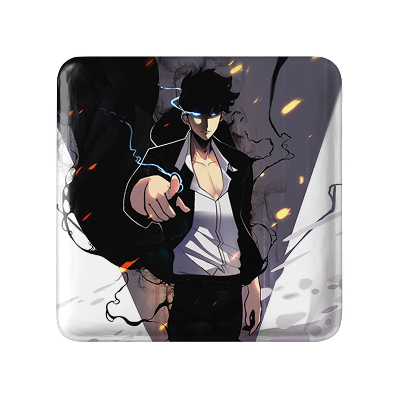 پیکسل خندالو طرح سونگ جین وو انیمه تک رو مدل مربعی کد 33776