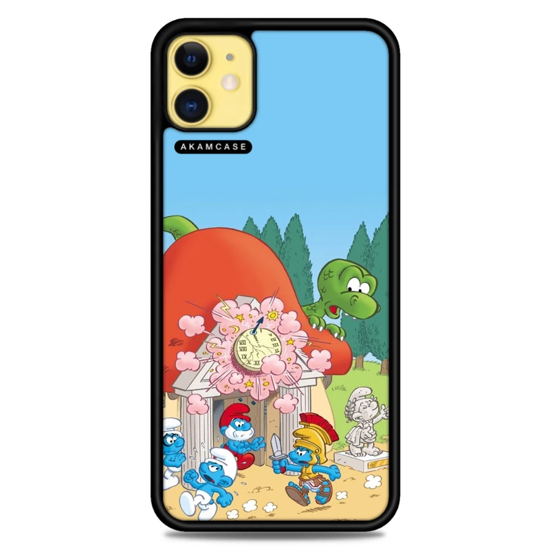 کاور آکام مدل AMC-WA11-SMURFS-6 مناسب برای گوشی موبایل اپل iPhone 11