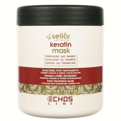 ماسک مو اچ اس لاین مدل KERATIN حجم 1000 میلی لیتر