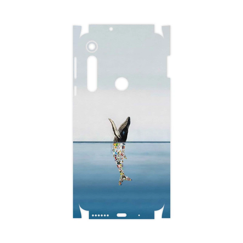 برچسب پوششی ماهوت مدل Collage of Sea Trash-FullSkin مناسب برای گوشی موبایل موتورولا One Macro
