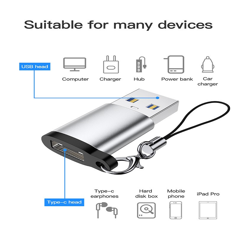 مبدل USB-C به USB 3.0 کد OTG-CA201 3