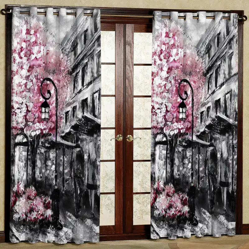 پرده مدل مخمل پانچی کد 4271bT2 سایز 200x140 سانتی متر