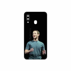 MAHOOT Mark Zuckerberg Cover Sticker for Samsung Galaxy A40