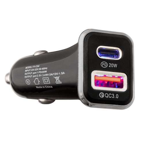شارژر فندکی جیفیوز مدل CR - 42 / YY-C04