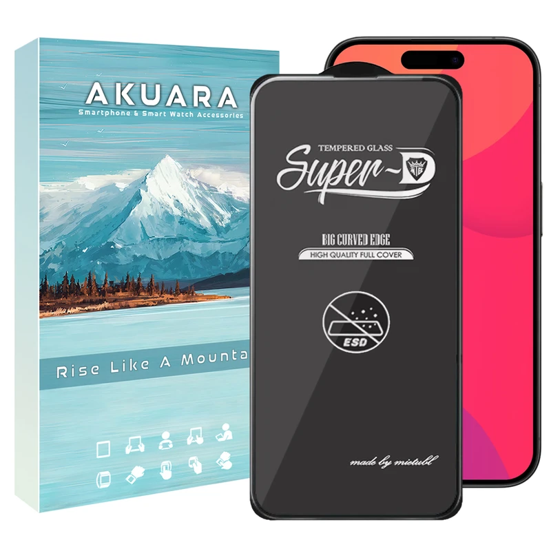 محافظ صفحه نمایش آکوآرا مدل Superd-ESD مناسب برای گوشی موبایل اپل iPhone 13 / 13 Pro / 14