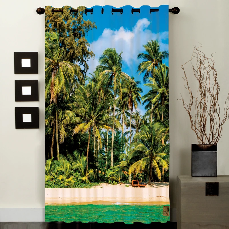 پرده رنس مدل CC1-50160 سایز 290x138 سانتی متر