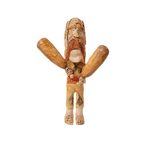 مجسمه چوبی مدل زورخانه 