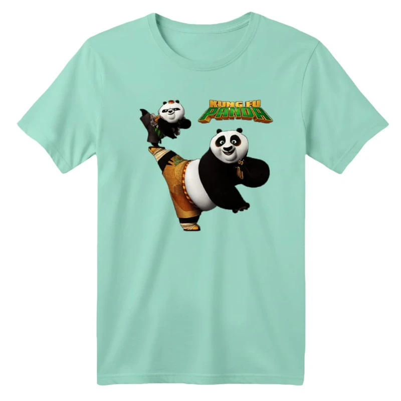 تی شرت آستین کوتاه بچگانه مدل پاندا کنگفوکار کد ۱