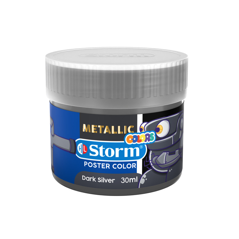 گواش شش رنگ استورم مدل رنگ متالیک