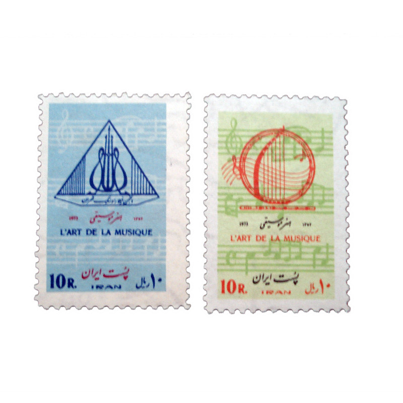 تمبر یادگاری مدل هنر موسیقی کد IR2658 مجموعه 2 عددی تمبر یادگاری مدل هنر موسیقی کد IR2658 مجموعه 2 عددی