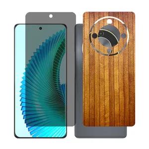 Glass together model privacy screen protector suitable for Honor X9b mobile phone with back cover sticker