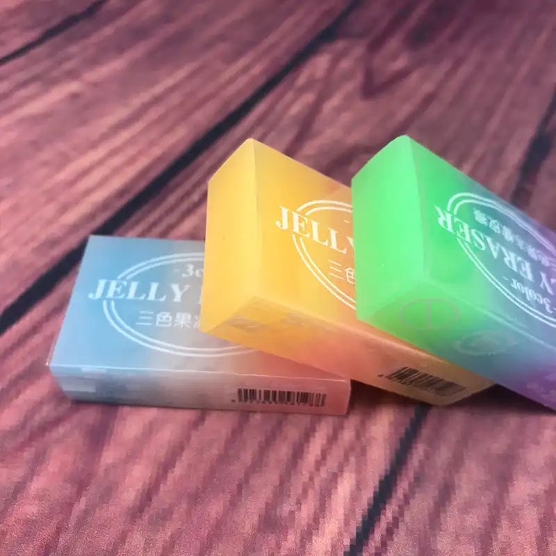 پاک کن مدل ژله ای رنگین کمانی